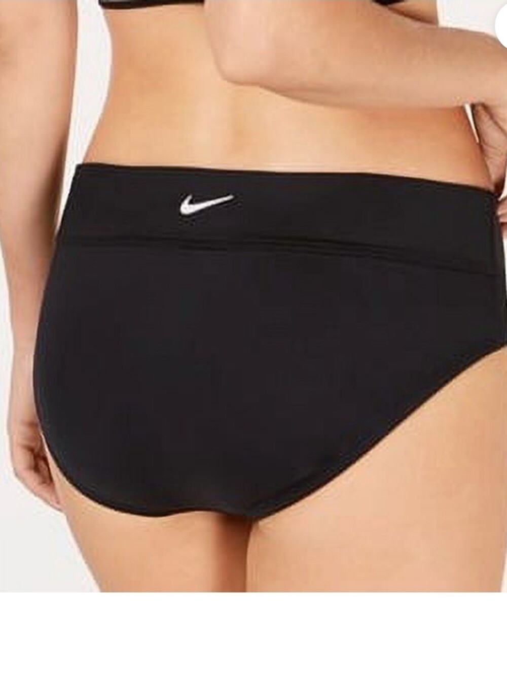 Nike Black Bikini Swim Bottoms Size XXL NWT Mid Rise Classic Brief